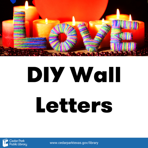 DIY Wall Letters