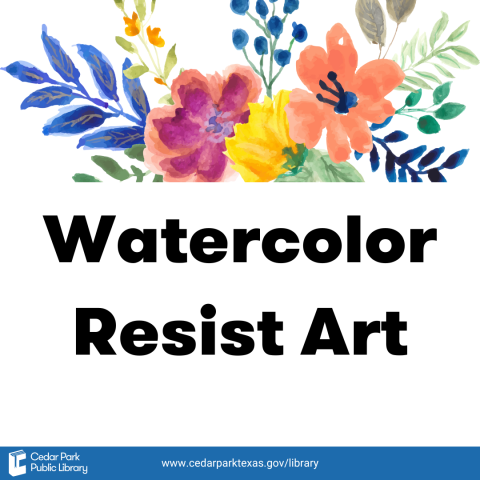 Watercolor Resist Art