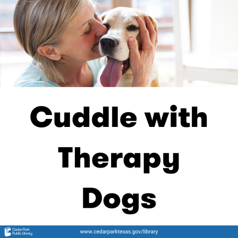 Cuddle with Therapy Dogs Graphic