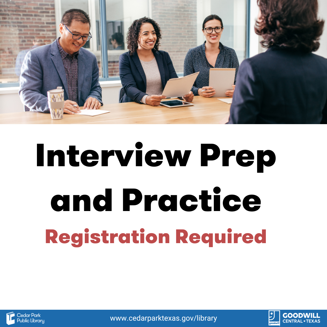 Interview panel of three interviewers and one interviewee