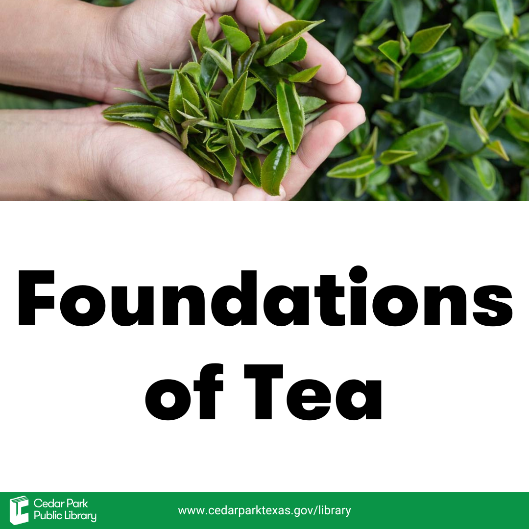 hand holding tea leaves